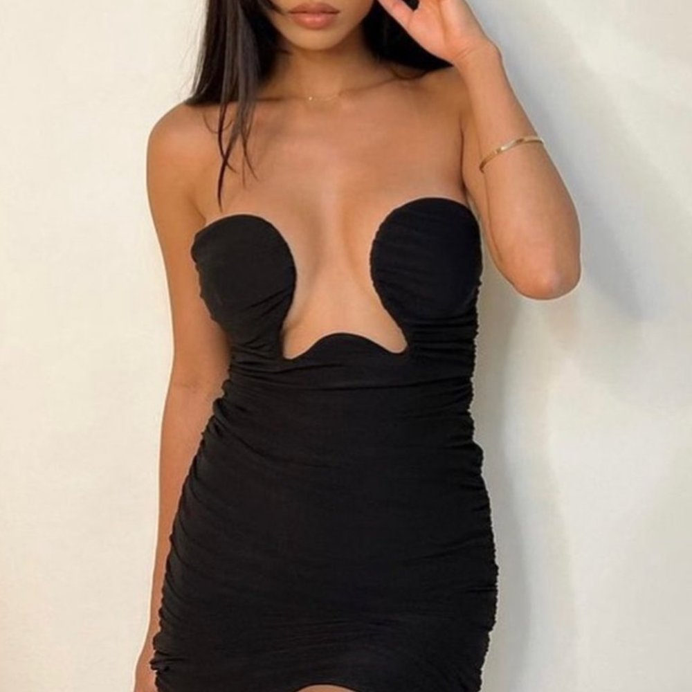 NTW Leau London Mini Mesh Dress